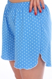 №168 Пижама (шорты) (Синий_горох) (Фото 6)